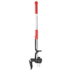 Vidaxl onkruidsteker 99,5 cm geanodiseerd aluminium rood en zilver