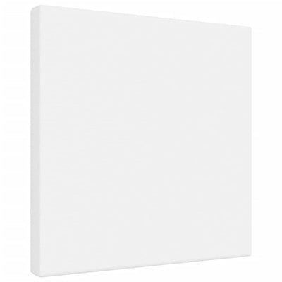 VidaXL Canvasdoeken 12 st stof en massief grenenhout wit