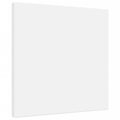 Vidaxl canvasdoeken 12 st stof en massief grenenhout wit