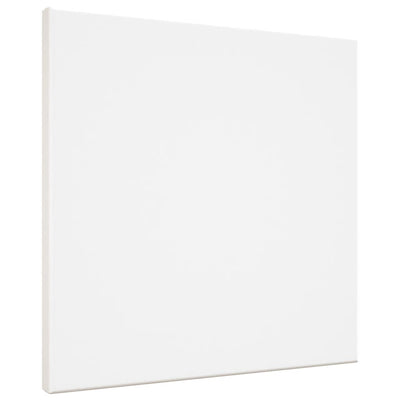 Vidaxl canvasdoeken 12 st stof en massief grenenhout wit