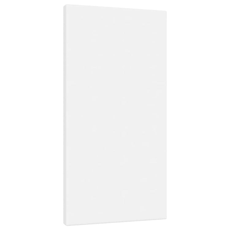 VidaXL Canvasdoeken 12 st stof en massief grenenhout wit