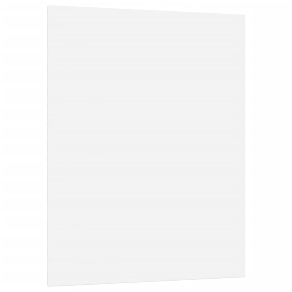 Vidaxl canvasdoeken 12 st stof en massief grenenhout wit