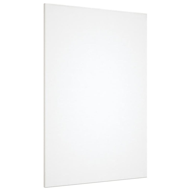 VidaXL Canvasdoeken 12 st stof en massief grenenhout wit