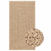 Vidaxl vloerkleed zizur binnen en buiten 80x150 cm jute look - afbeelding 1