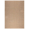 Vidaxl vloerkleed zizur binnen en buiten 160x230 cm jute look