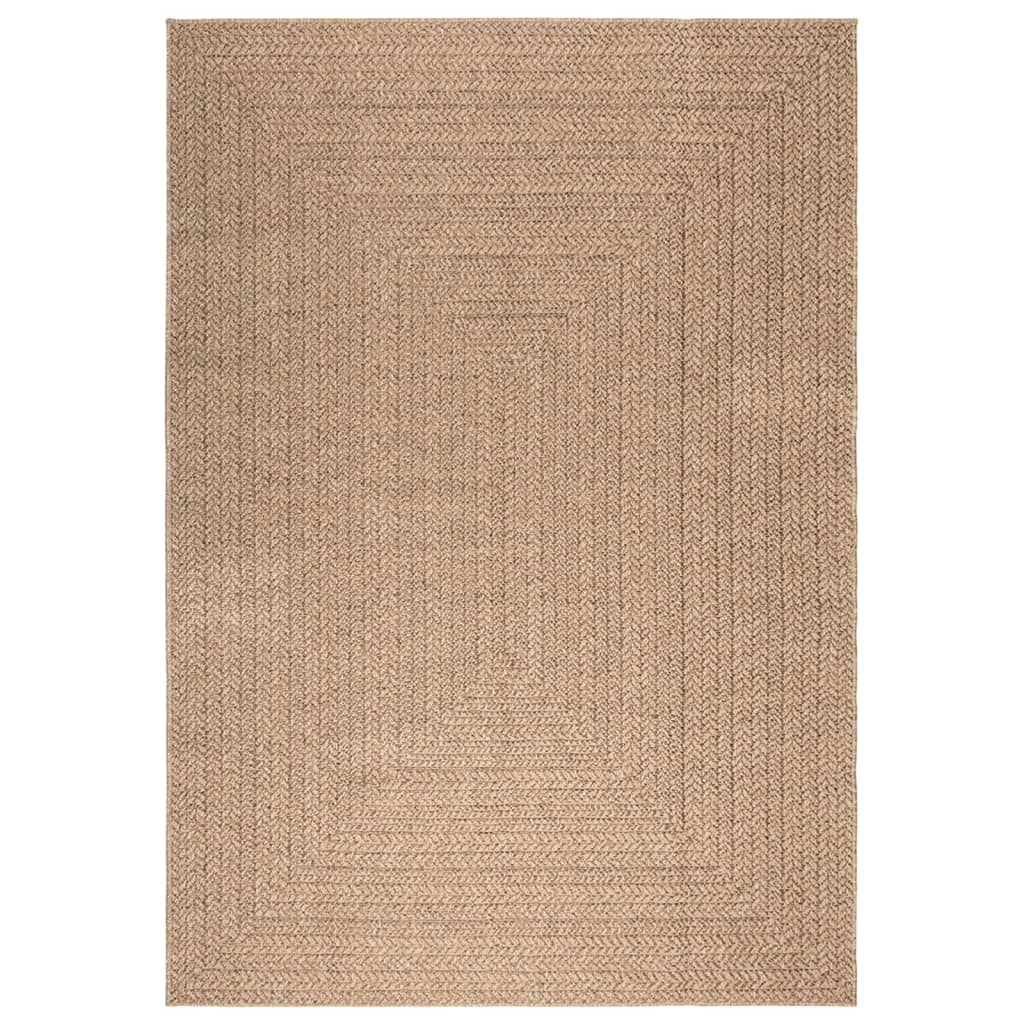 Vidaxl vloerkleed zizur binnen en buiten 160x230 cm jute look