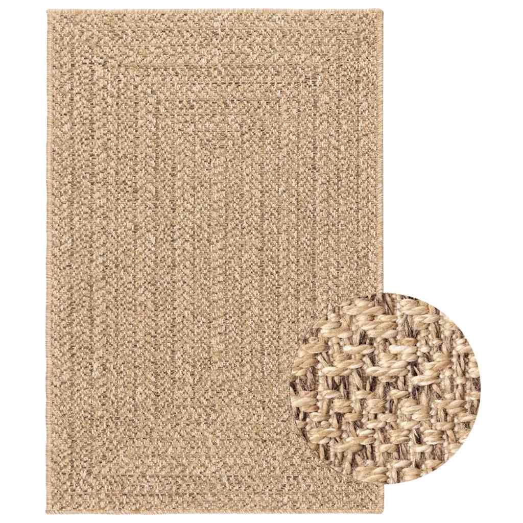 Vidaxl vloerkleed zizur binnen en buiten 200x290 cm jute look