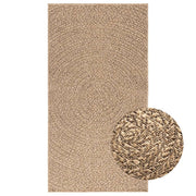 Vidaxl vloerkleed zizur binnen en buiten 80x150 cm jute look - afbeelding 1