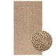 Vidaxl vloerkleed zizur binnen en buiten 80x150 cm jute look