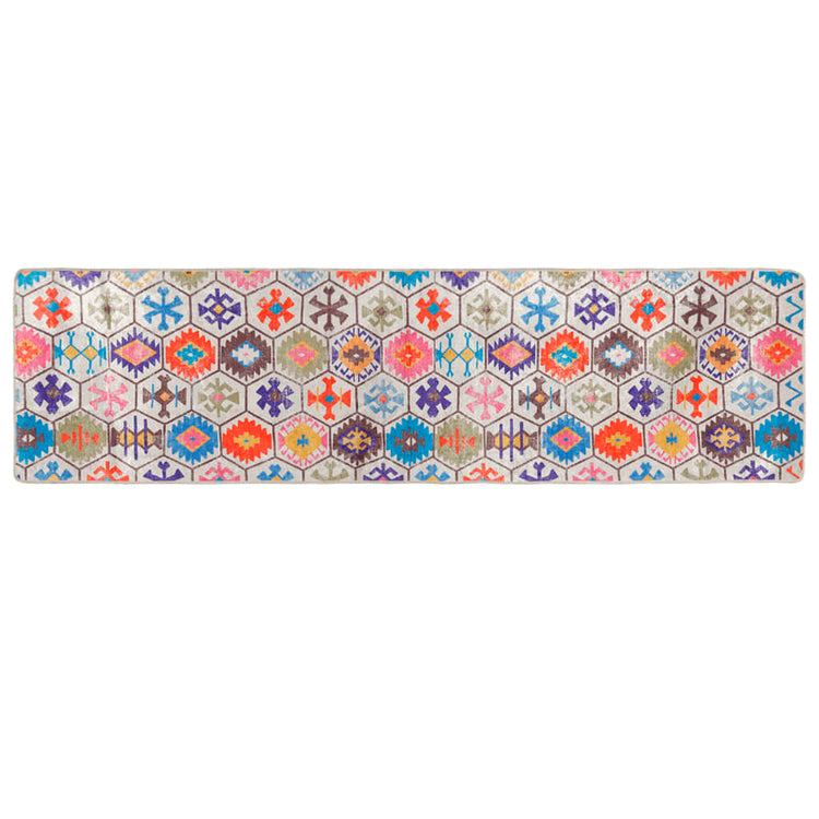 Vidaxl vloerkleed wasbaar 80x300 cm meerkleurig