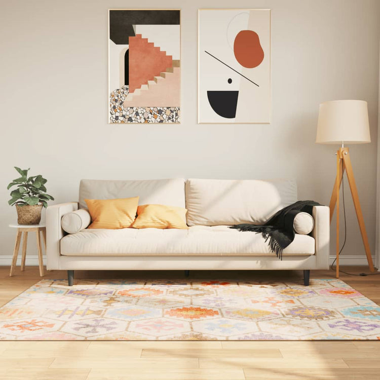 Vidaxl vloerkleed wasbaar 120x180 cm meerkleurig