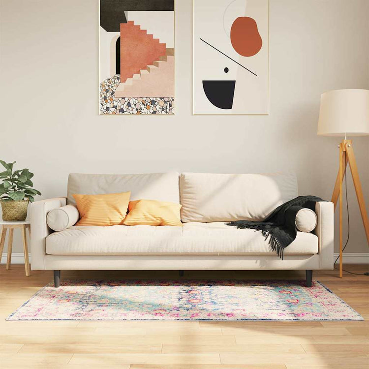 Vidaxl vloerkleed wasbaar 80x150 cm meerkleurig