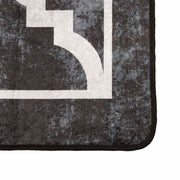 Vidaxl vloerkleed wasbaar 160x230 cm zwart en wit - afbeelding 3