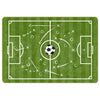 Vidaxl kindervloerkleed voetbalveld wasbaar antislip 160x230 cm groen