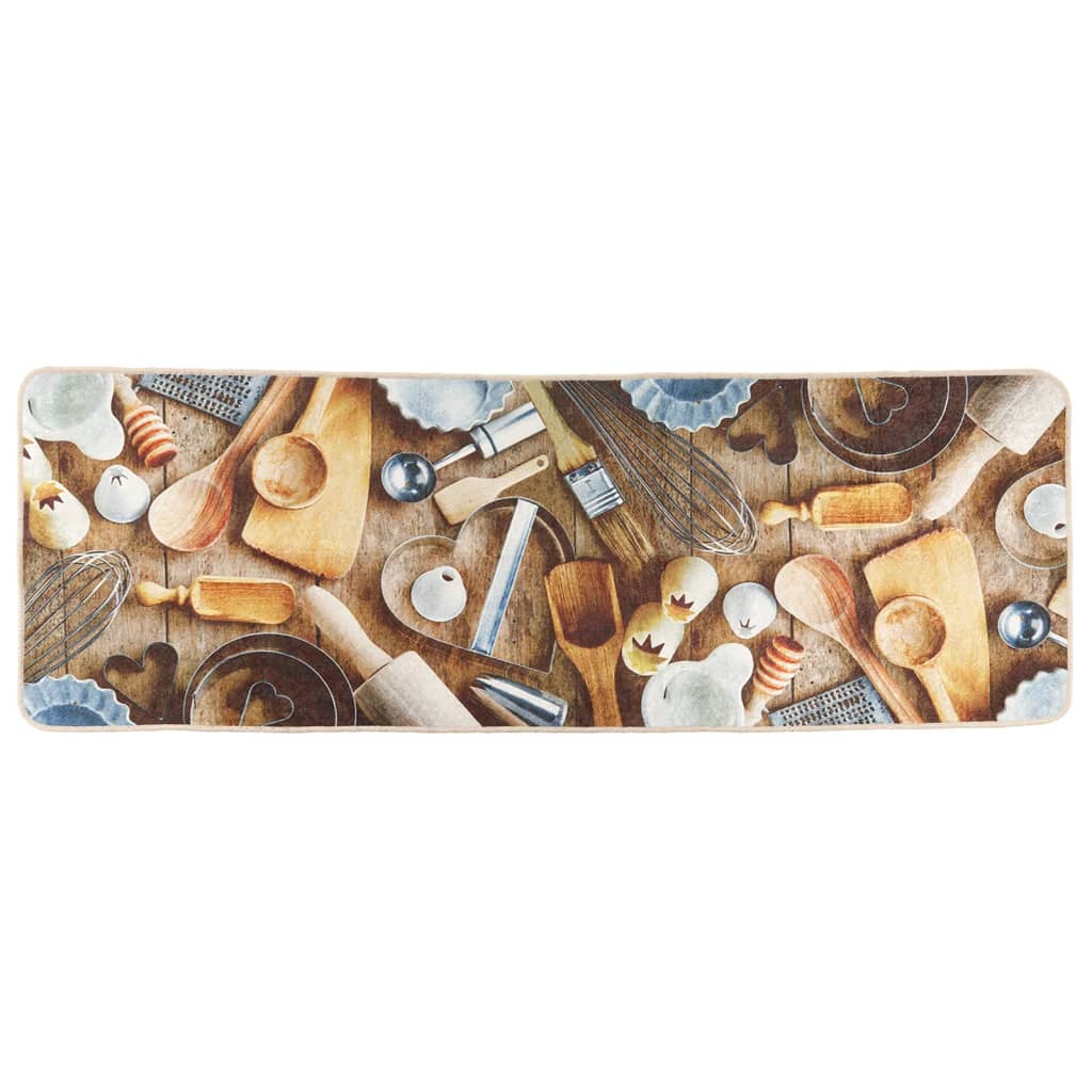 Vidaxl keukenmat wasbaar 60x180 cm meerkleurig