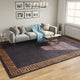 Vidaxl vloerkleed wasbaar 400x300 cm zwart en goudkleurig