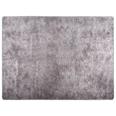 Vidaxl vloerkleed wasbaar anti-slip 400x300 cm grijs