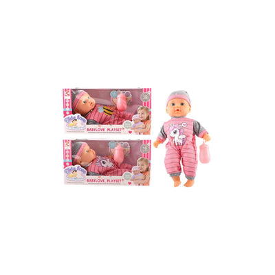 Pop met 10 geluiden 30cm 2 assorti