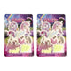 Glow in the dark stickers unicorn 24-delig