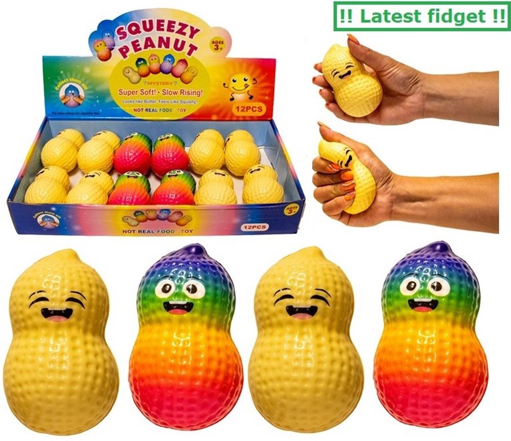 Jono toys squeeze pinda pu slow rise
