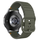 Justincase activeflex strap voor samsung galaxy watch 20mm khaki - afbeelding 2