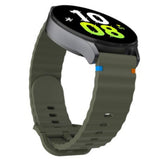 Justincase activeflex strap voor samsung galaxy watch 20mm khaki - afbeelding 4