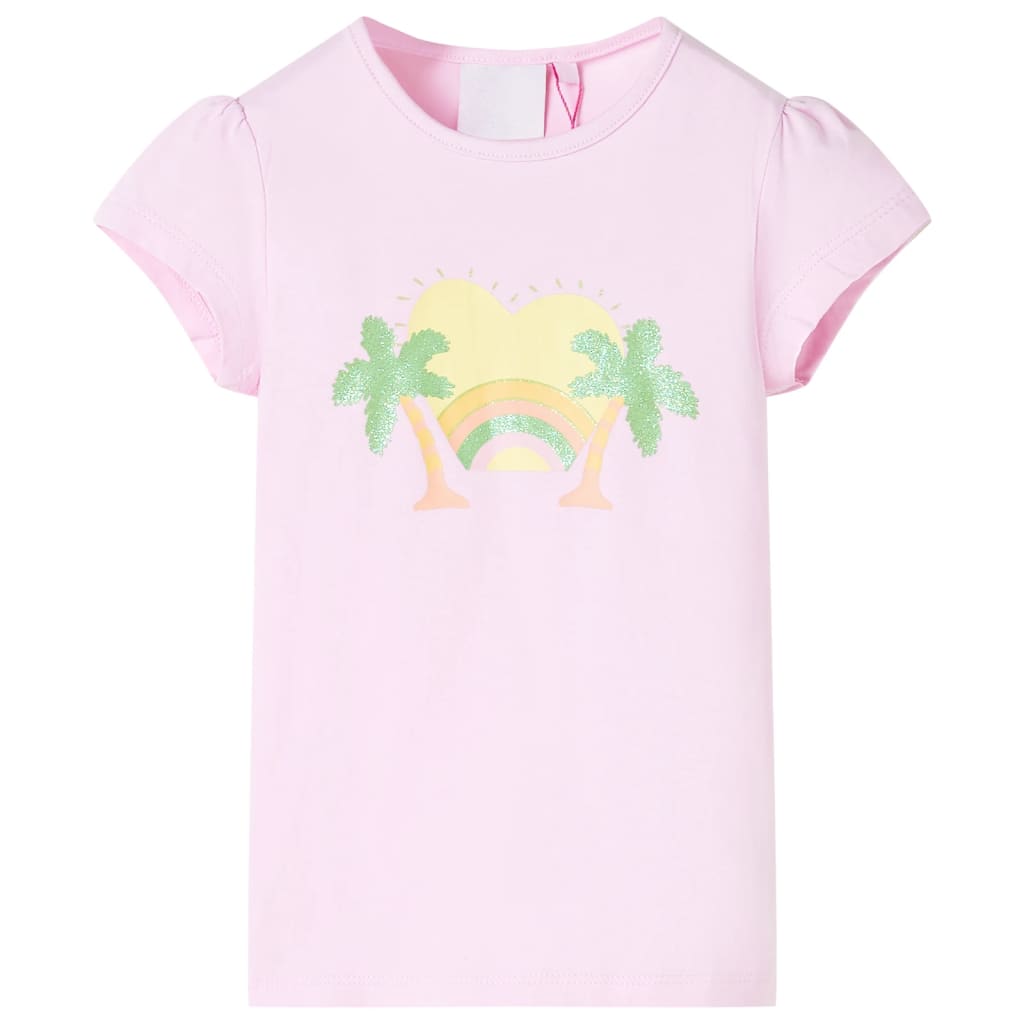 Vidaxl kindershirt 116 lichtroze