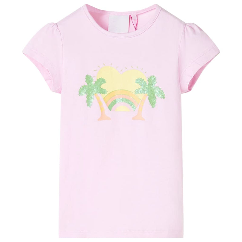 Vidaxl kindershirt 128 lichtroze