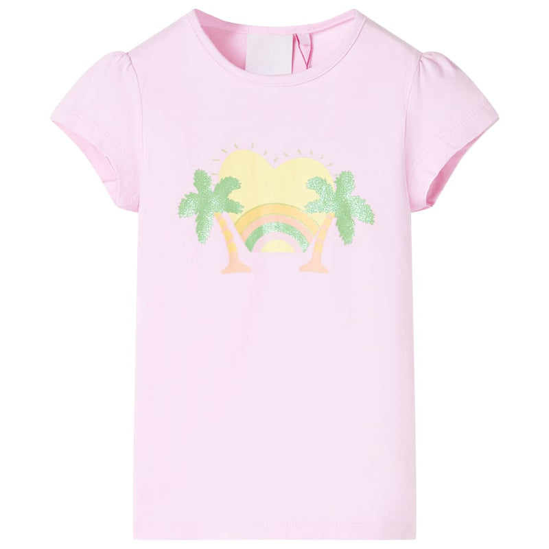 VidaXL Kindershirt 140 lichtroze