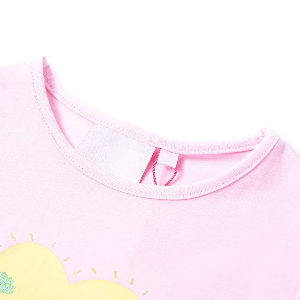 VidaXL Kindershirt 140 lichtroze