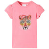 VidaXL Kindershirt 104 neonroze
