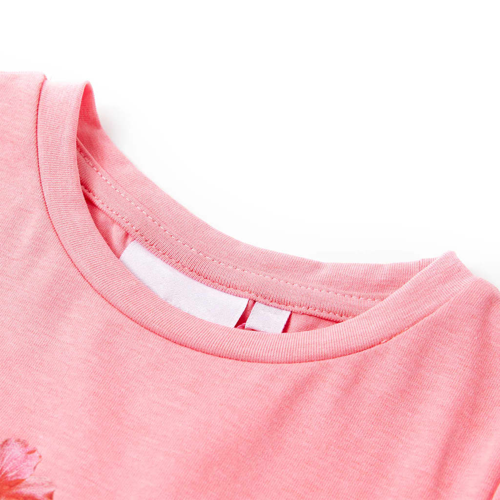 VidaXL Kindershirt 104 neonroze