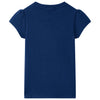 VidaXL Kindershirt 128 marineblauw