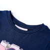 VidaXL Kindershirt 128 marineblauw