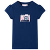 VidaXL Kindershirt 140 marineblauw