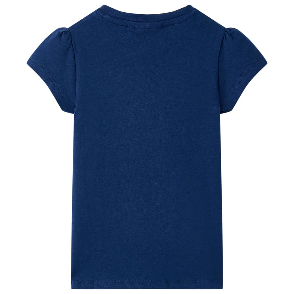 VidaXL Kindershirt 140 marineblauw
