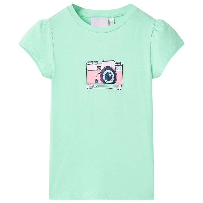 VidaXL Kindershirt 92 felgroen