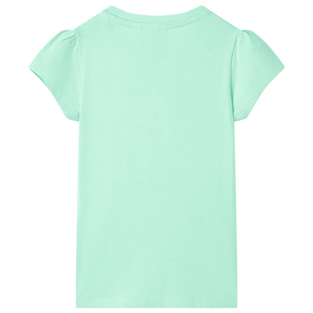 VidaXL Kindershirt 128 felgroen