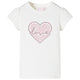 Vidaxl kindershirt 104 ecru