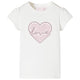 VidaXL Kindershirt 128 ecru