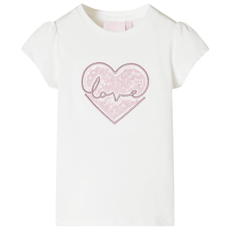 VidaXL Kindershirt 128 ecru