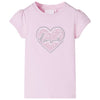 VidaXL Kindershirt 116 lichtroze
