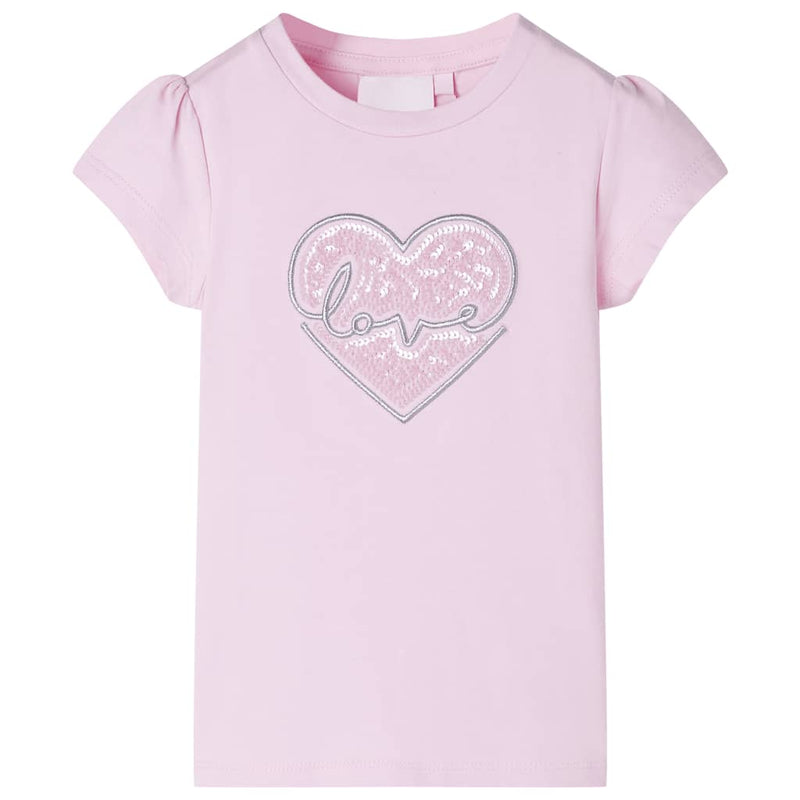 VidaXL Kindershirt 140 lichtroze