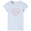 VidaXL Kindershirt 140 lichtblauw