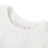 Vidaxl kindershirt met mouwen met ruches 104 wit