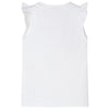 Vidaxl kindershirt met mouwen met ruches 116 wit