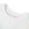 VidaXL Kindershirt met mouwen met ruches 140 wit
