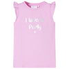 Vidaxl kindershirt met ruches aan de mouwen 128 lila