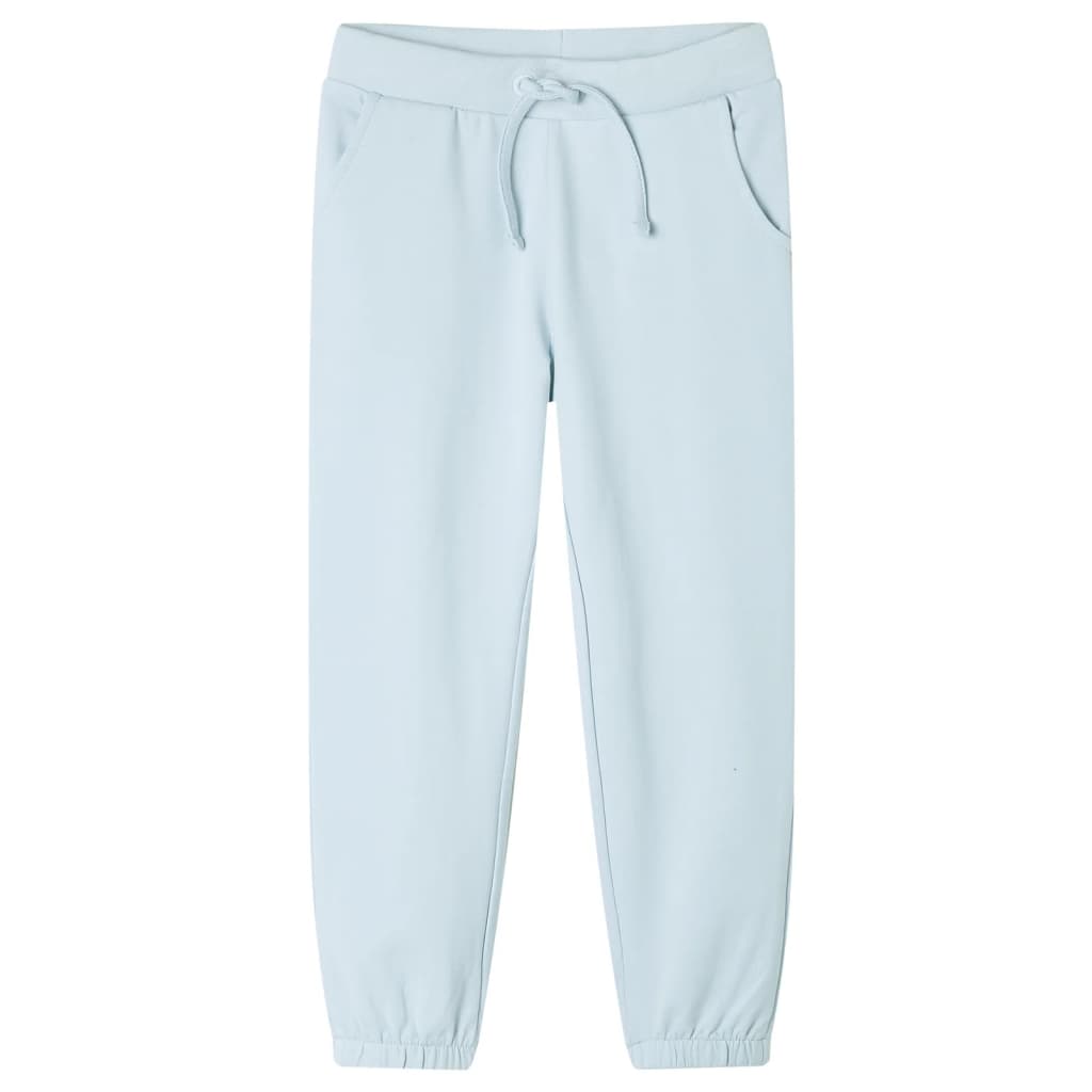 VidaXL Kinderjoggingbroek 140 lichtblauw