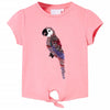 VidaXL Kindershirt 92 fluorescerend roze